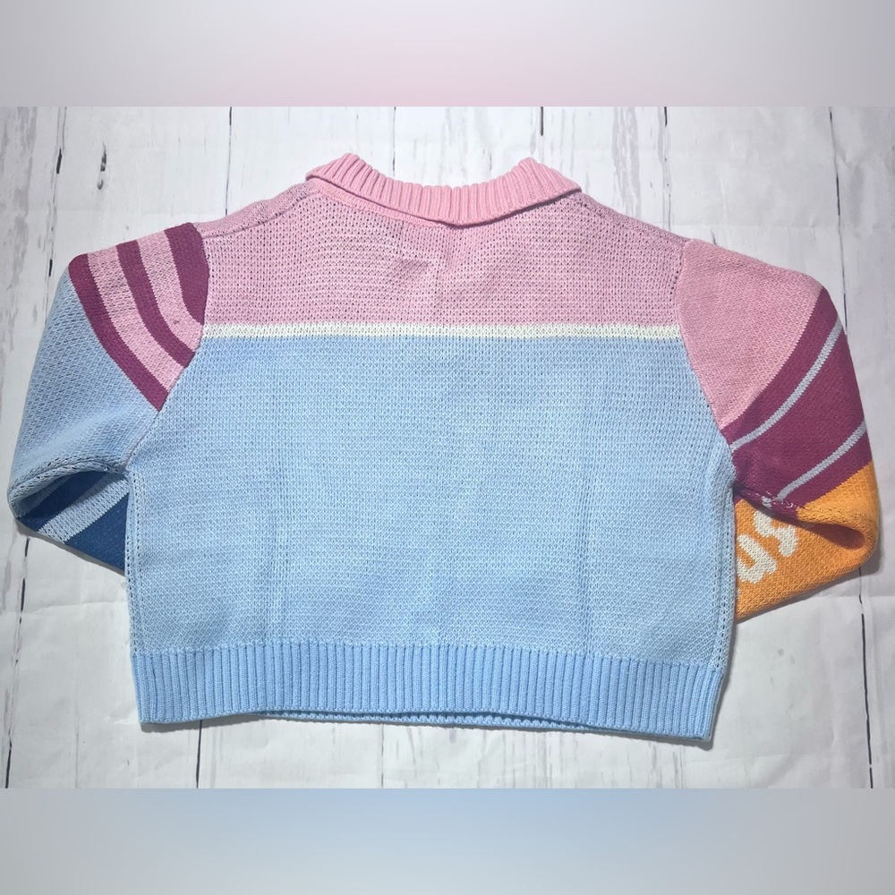 Aelfric Eden - Color Blocking Stripe Sweater - Picture 9 of 9